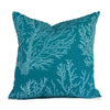 SEA CORAL TURQUOISE <br> Outdoor Pillow Cover