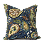 PAISLEY INDIGO - Indoor Pillow Covers-Our Pillow Studio