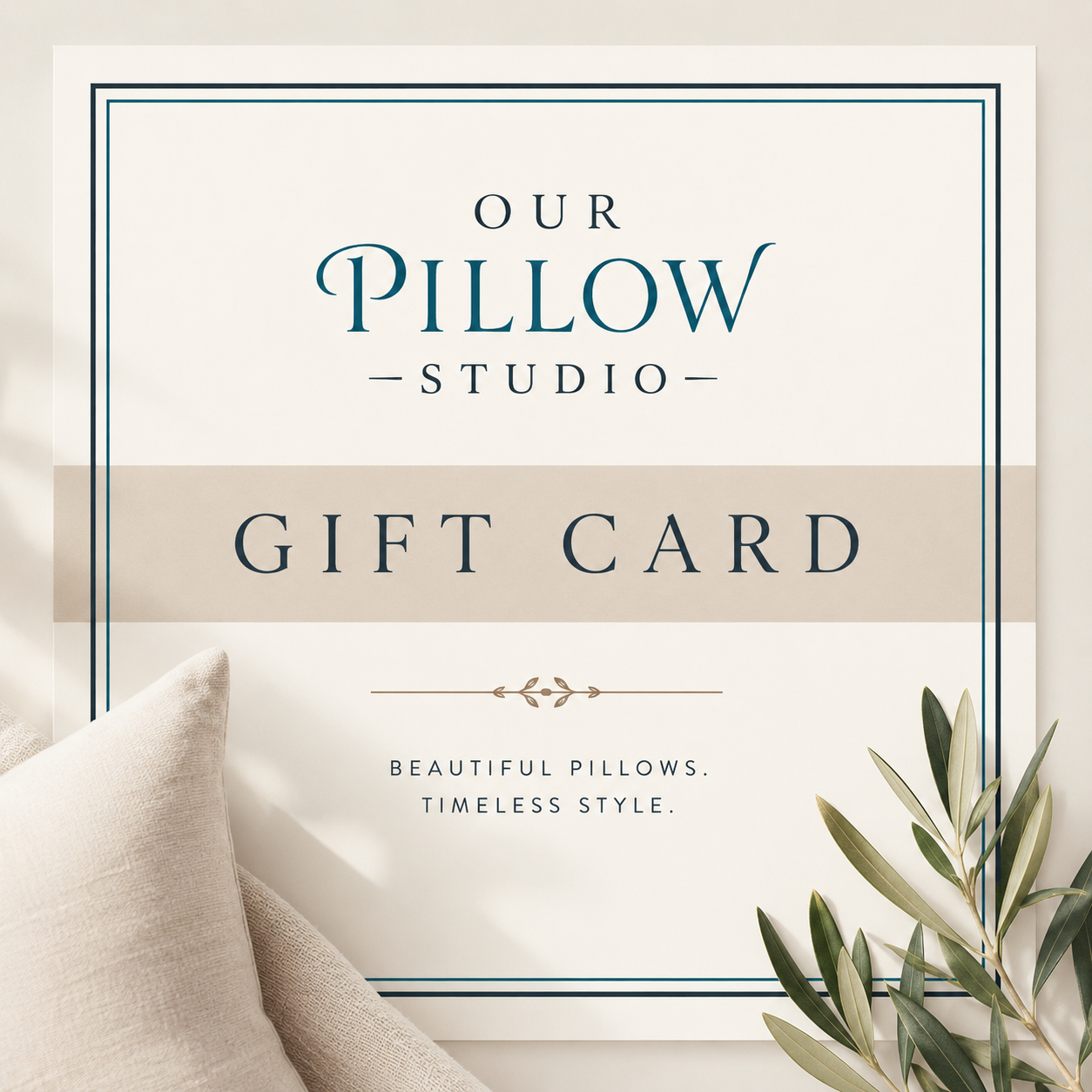 E-Gift Cards-Our Pillow Studio