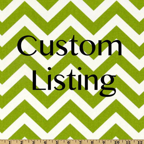 Custom Listing- Up charge to change size of pillow covers