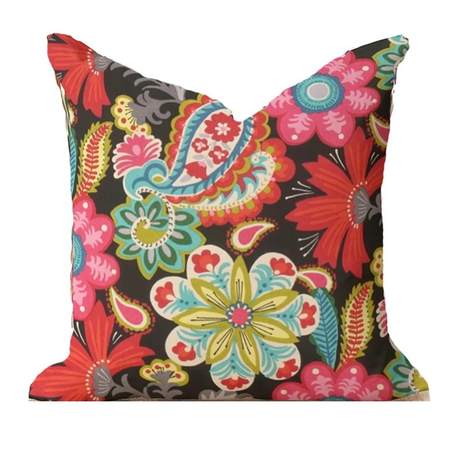 FLOWER CHILD <br> Outdoor Pillow Cover-Our Pillow Studio