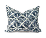 GEM FIELD INDIGO - Indoor Pillow Cover-Our Pillow Studio