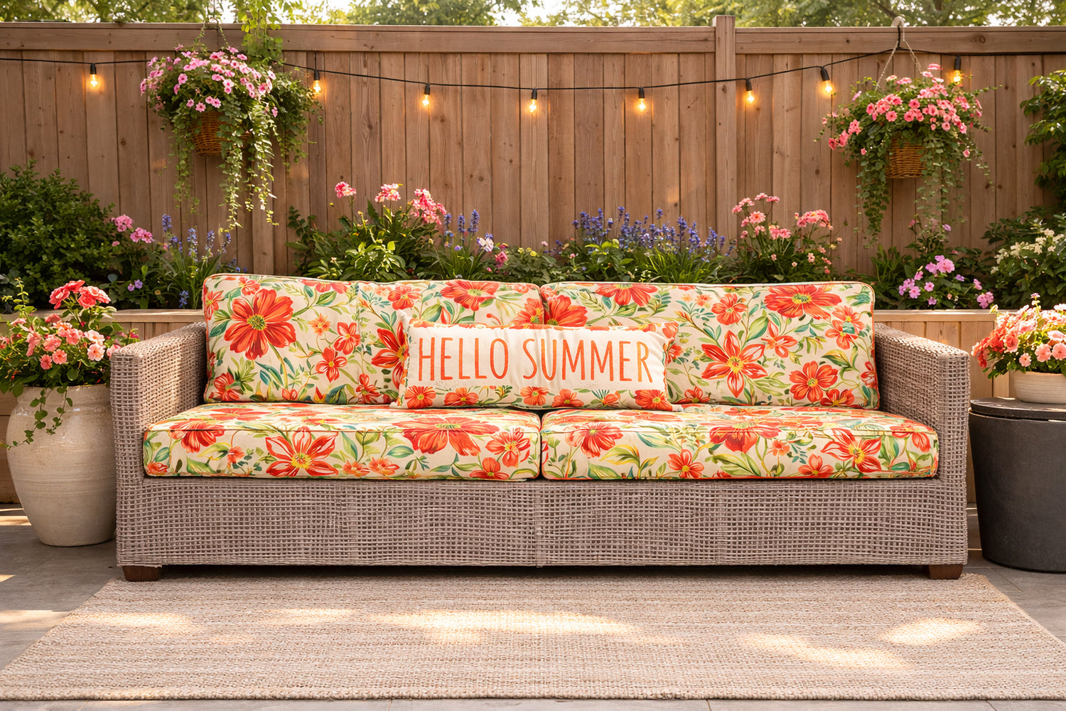 VALEDA BREEZE - Outdoor Pillow Cover-Our Pillow Studio