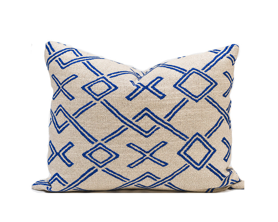 MALIAN LAPIS BLUE Indoor Pillow Cover