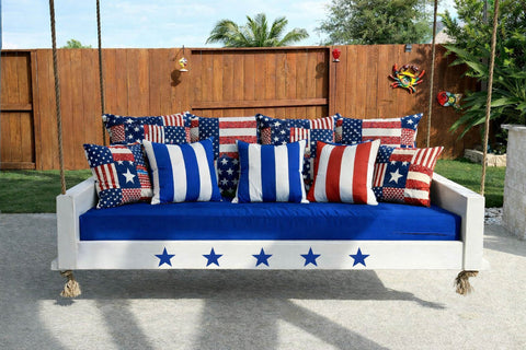 SEA FRIENDS NAVY <br>Outdoor Pillow Cover