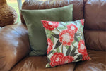 PEONY VINE FLORAL - Indoor Pillow Covers-Our Pillow Studio