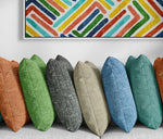 TORY CHARCOAL - Outdoor Pillow Cover-Our Pillow Studio