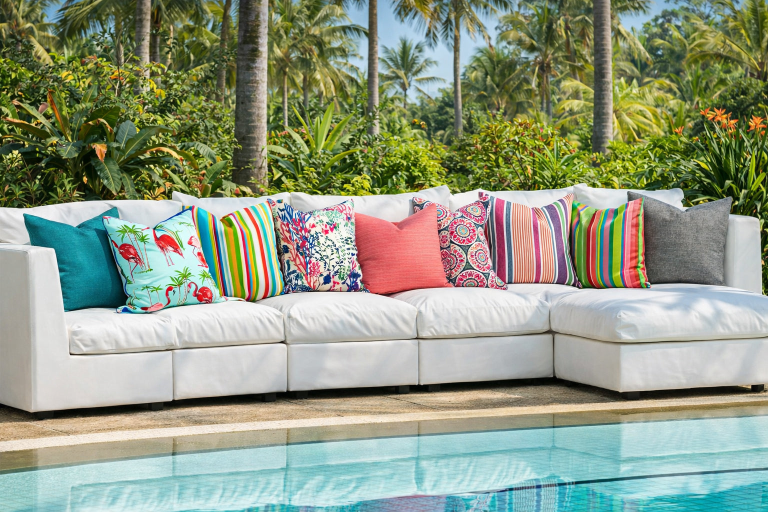 BACALL TWILIGHT - Outdoor Pillow Covers-Our Pillow Studio