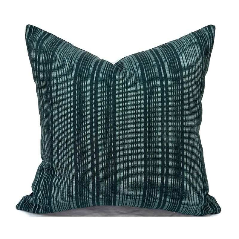 BOARDWALK EMERALD - Outdoor Pillow Cover-Our Pillow Studio