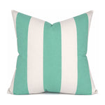 CABANA MINTY - Outdoor Pillow Cover-Our Pillow Studio