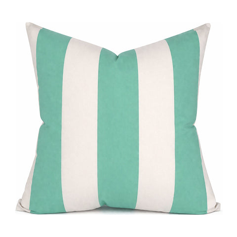 CABANA MINTY <br>Outdoor Pillow Cover