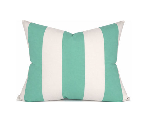 CABANA MINTY <br>Outdoor Pillow Cover