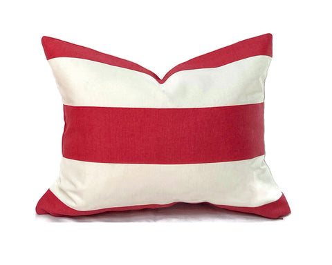 CABANA RED <br>  Outdoor Pillow Cover