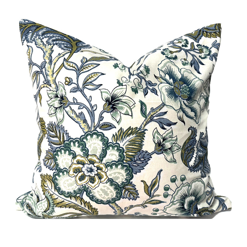MIX & MATCH Indoor Pillow Covers in Shades of Navy, Ivory & Grays-Our Pillow Studio