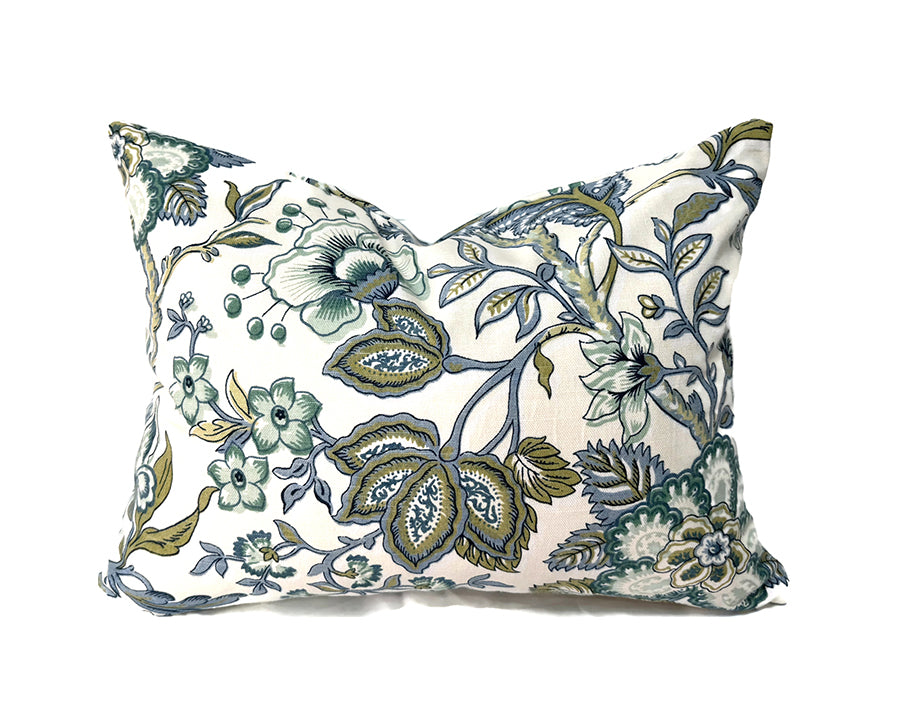 CRAWFORD AZURE - Indoor Pillow Cover-Our Pillow Studio