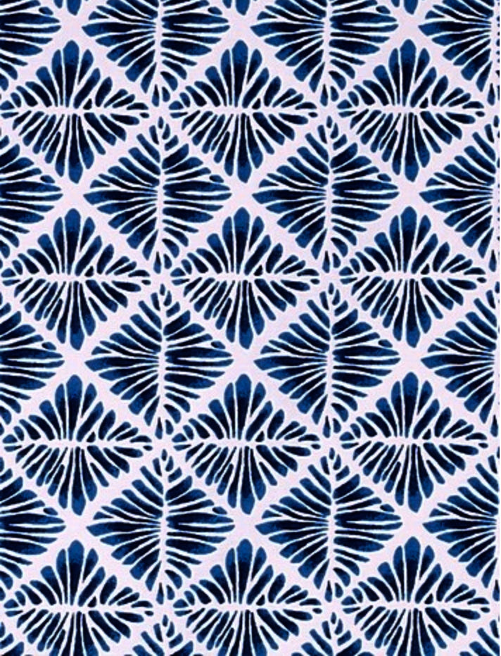 GEM FIELD INDIGO - Indoor Pillow Cover-Our Pillow Studio