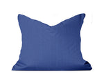 HERRINGBONE BLUE - Outdoor Pillow Cover-Our Pillow Studio