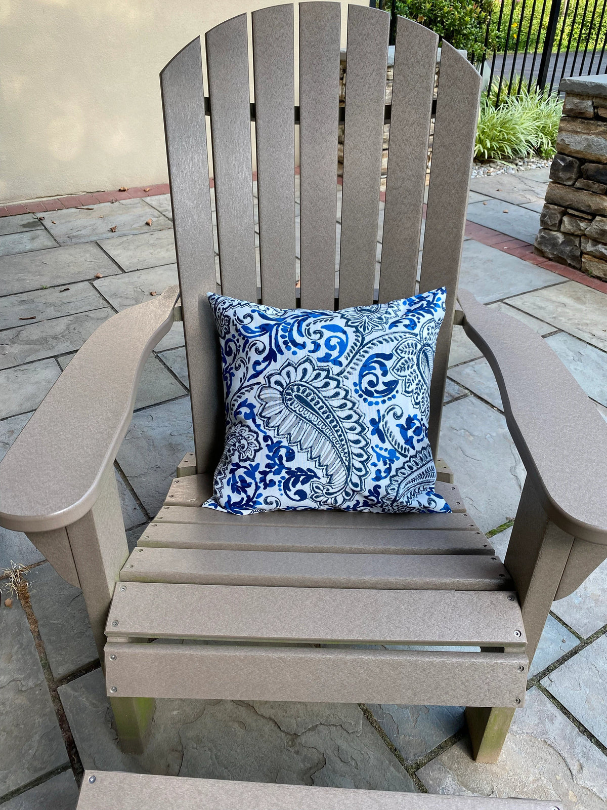 SHANNON COBALT - Outdoor Pillow Cover-Our Pillow Studio