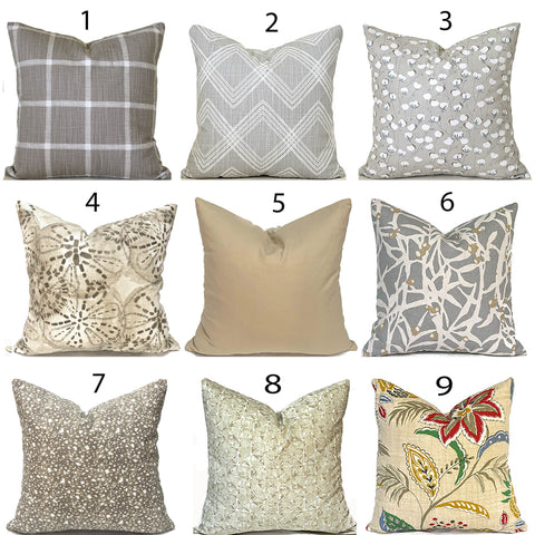 MIX & MATCH <br>  Indoor Pillow Covers