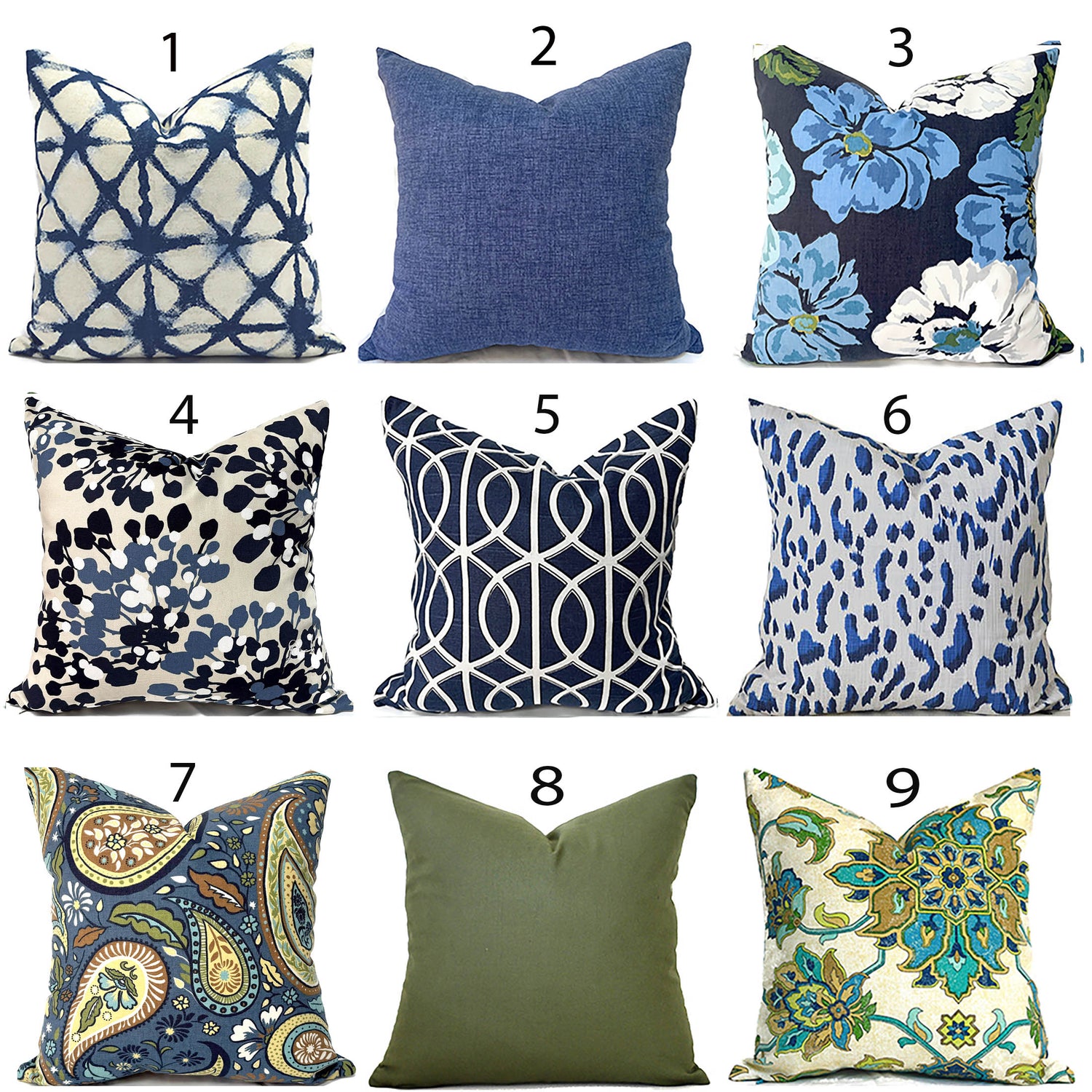 MIX & MATCH - Indoor Pillow Covers-Our Pillow Studio