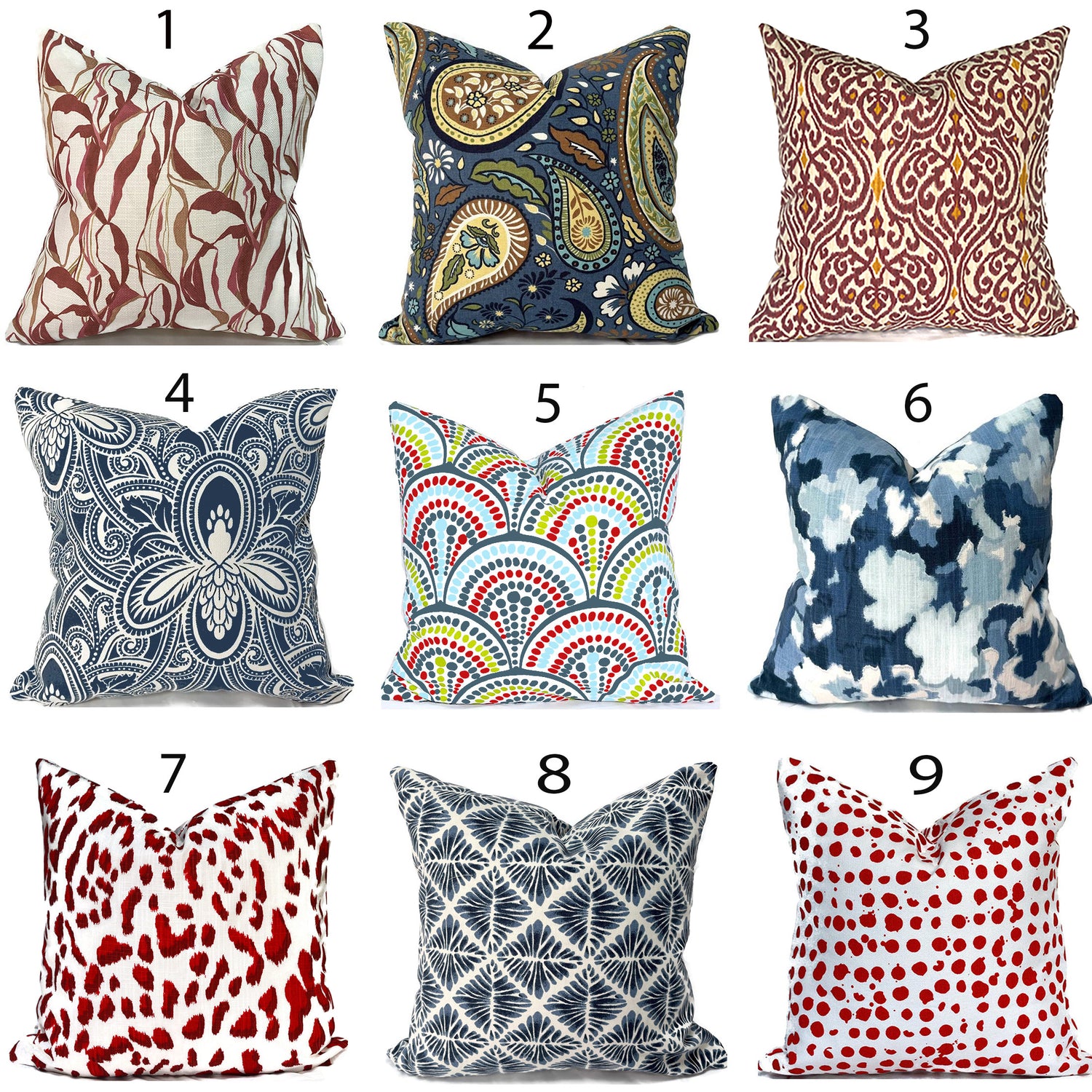 MIX & MATCH - Indoor Pillow Covers-Our Pillow Studio