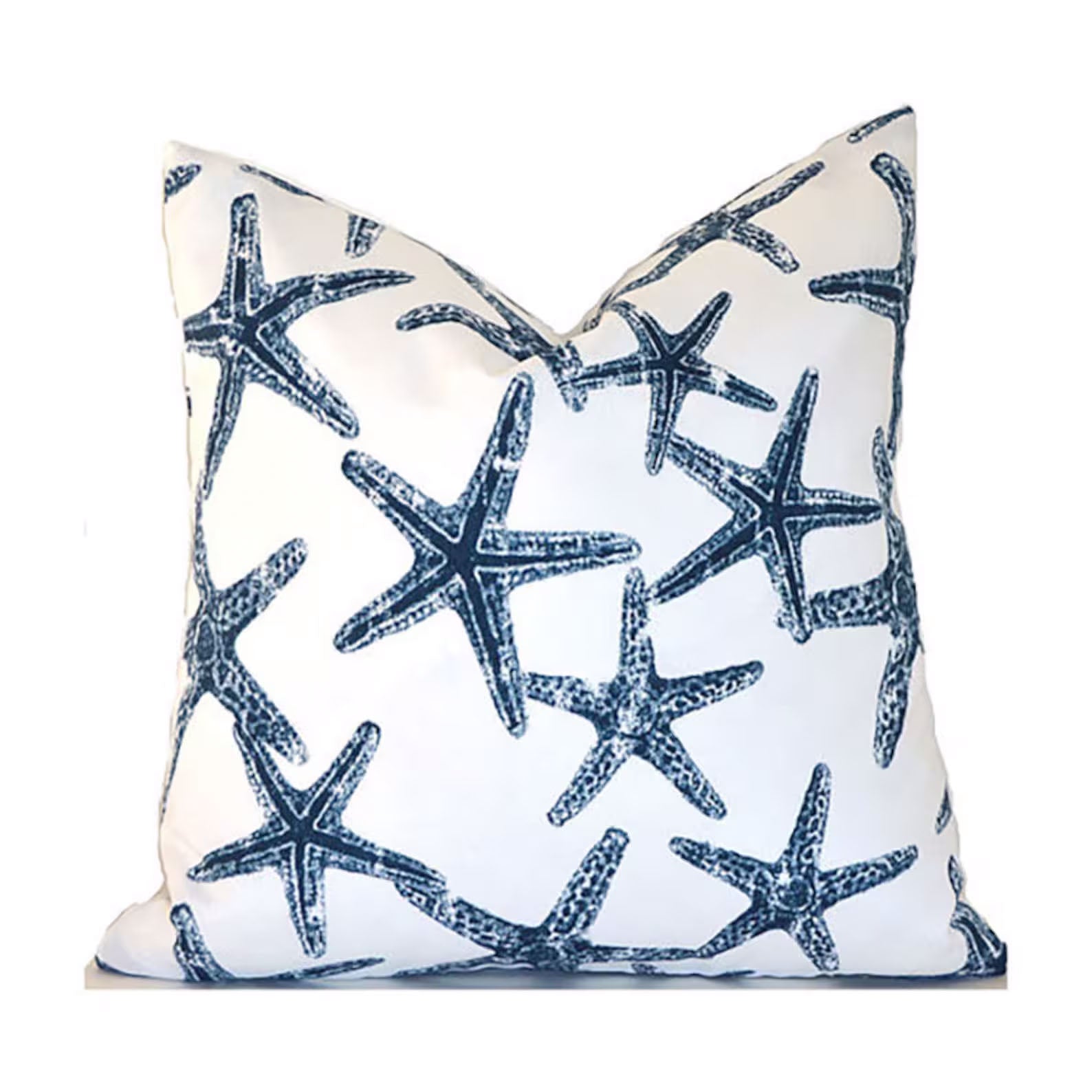 SEA FRIENDS NAVY - Outdoor Pillow Cover-Our Pillow Studio