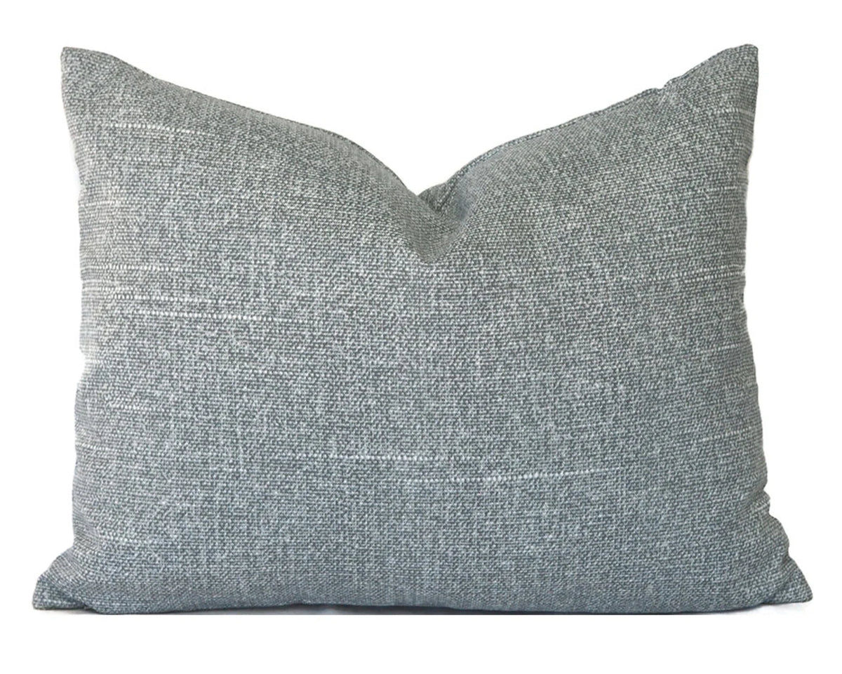 TORY GRAPHITE - Outdoor Pillow Cover-Our Pillow Studio