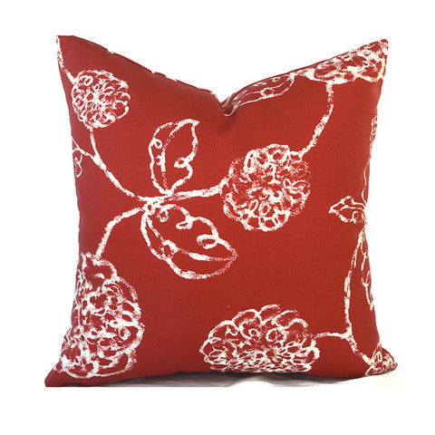MELBOURNE RED <br> Outdoor Pillow Cover