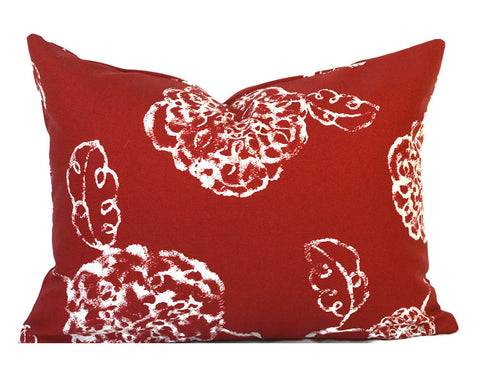 MELBOURNE RED <br> Outdoor Pillow Cover
