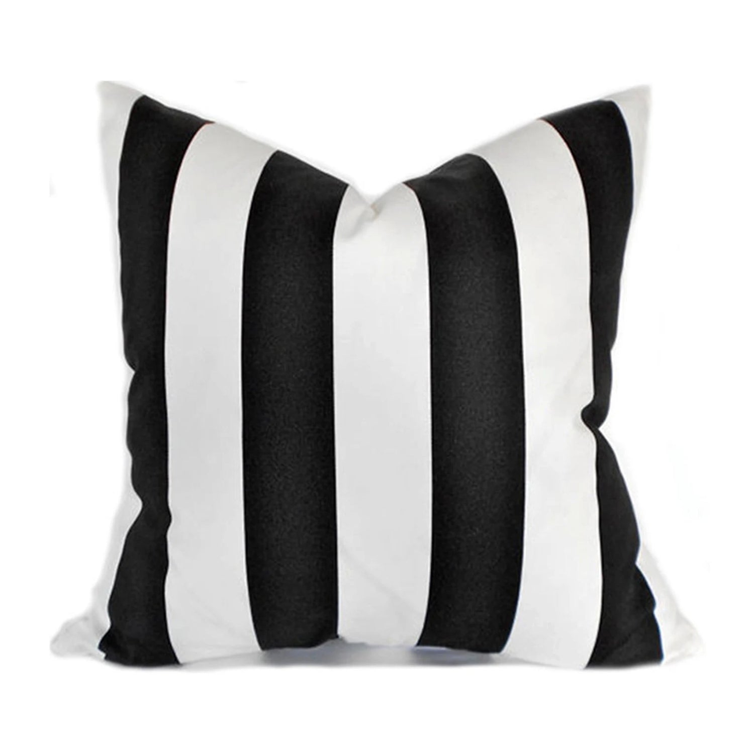 VERTICAL BLACK - Outdoor Pillow Covers-Our Pillow Studio