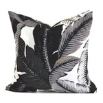 SWAYING PALMS ONYX - Outdoor Pillow Covers-Our Pillow Studio