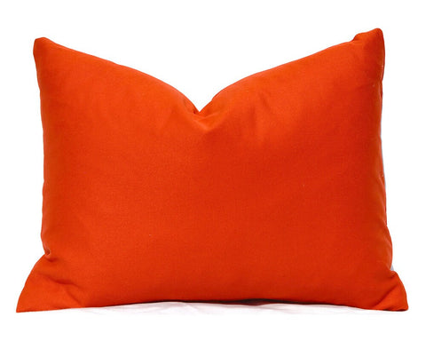 SOLID ORANGE <br> Indoor Pillow Cover