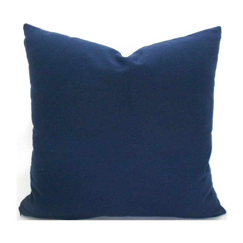 SOLID NAVY BLUE - Indoor Pillow Cover-Our Pillow Studio
