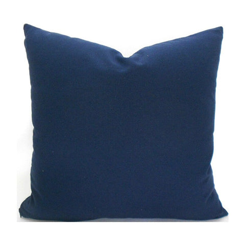 SOLID NAVY BLUE <br> Indoor Pillow Cover