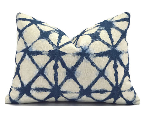 SHIBORI NET OXFORD <br>Outdoor Pillow Cover