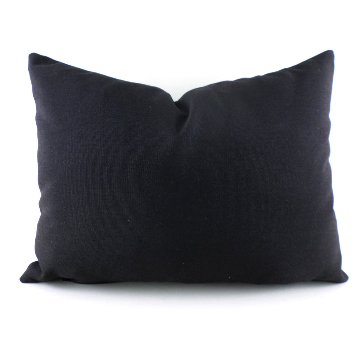 SOLID BLACK - Indoor Pillow Cover-Our Pillow Studio