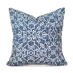 RAMEY OXFORD - Outdoor Pillow Cover-Our Pillow Studio