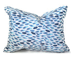 LOTUS DENIM - Outdoor Pillow Cover-Our Pillow Studio