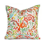 PAISLEY PETALS MANGO - Indoor Pillow Cover-Our Pillow Studio