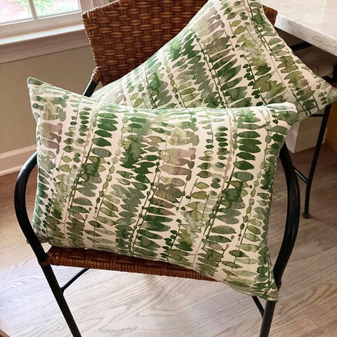 WATERMARK LEAF <br> Outdoor Pillow Cover