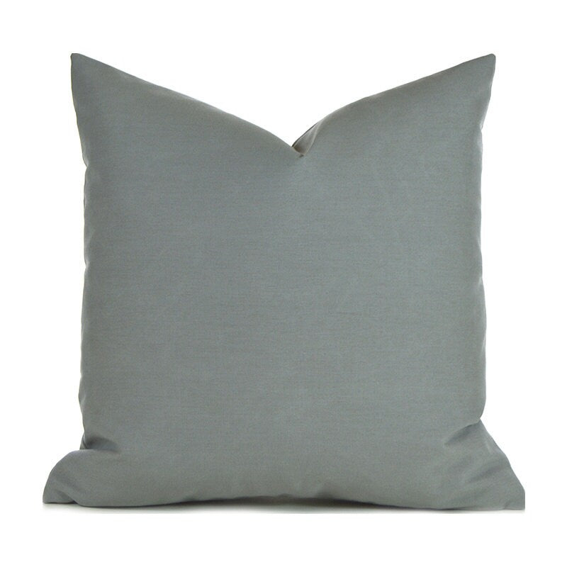 SOLID GRAY - Indoor Pillow Cover-Our Pillow Studio