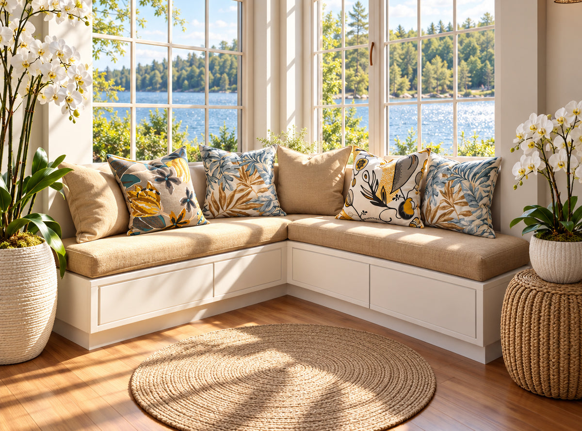 PEBBLETEX JUTE Indoor Pillow Cover