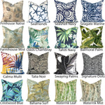 OUTDOOR CUSHION COVERS - Any Size, Any Fabric-Our Pillow Studio