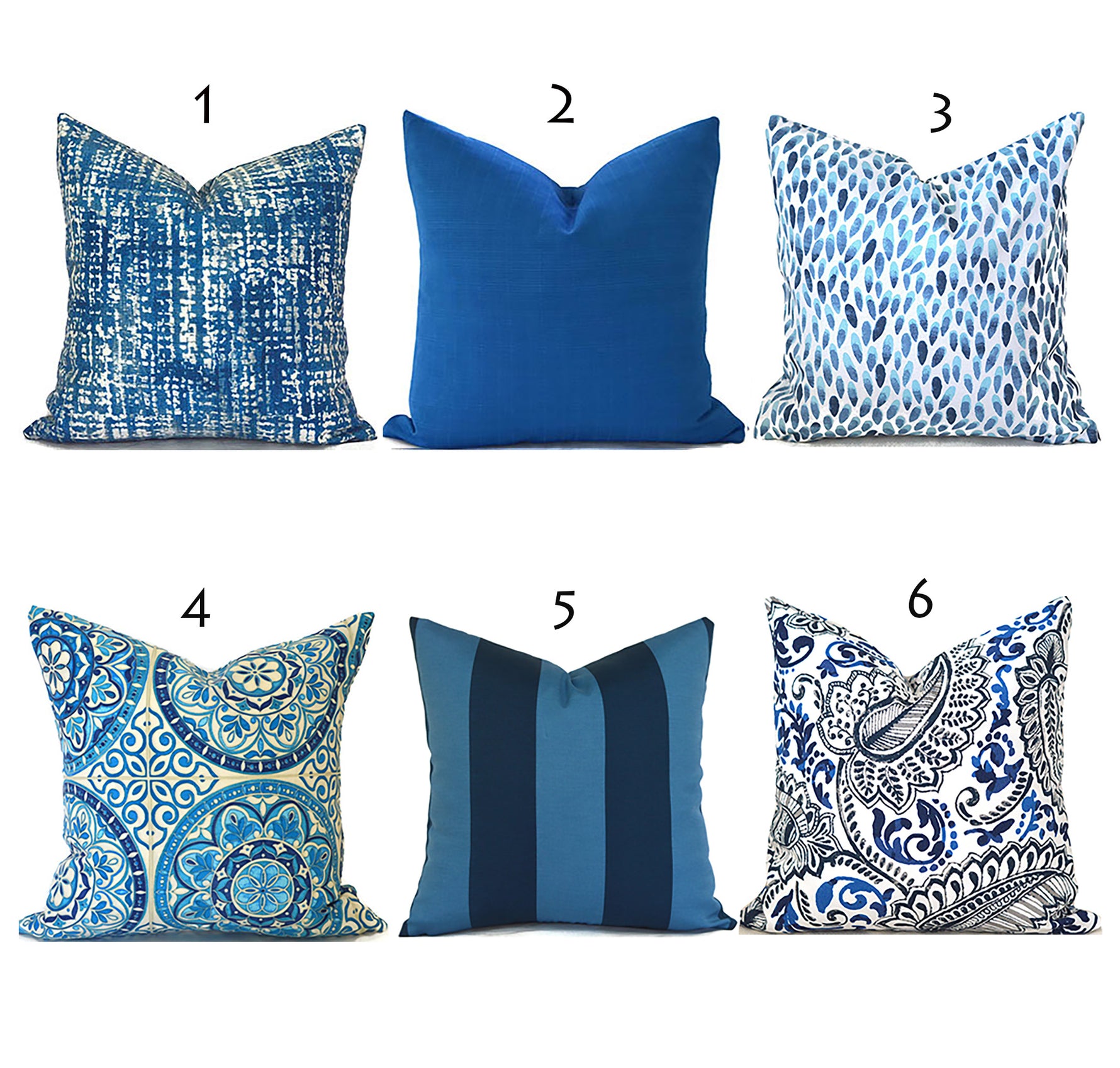 Mix & Match - Outdoor Pillow Covers-Our Pillow Studio