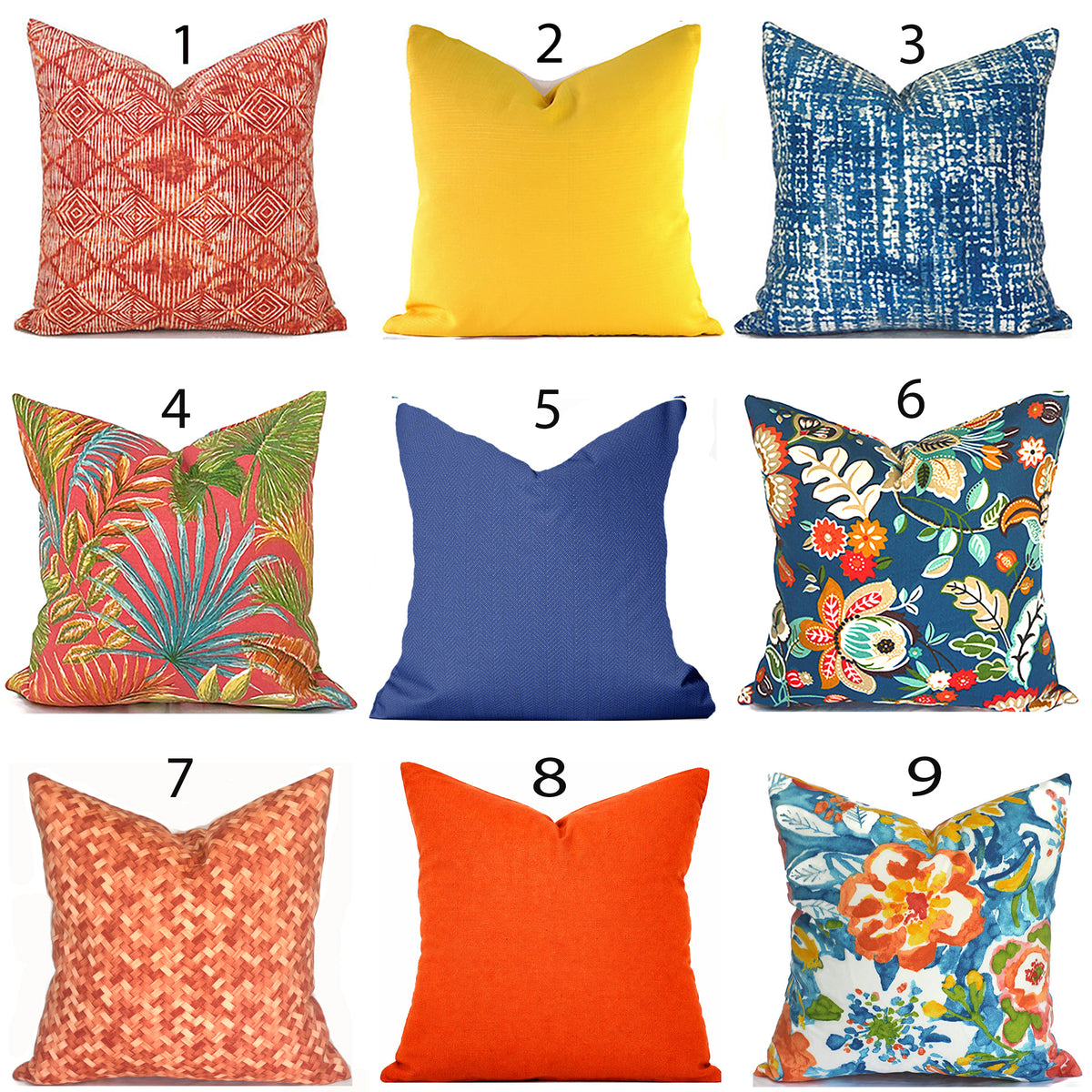 Mix & Match - Outdoor Pillow Covers-Our Pillow Studio