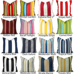 OUTDOOR CUSHION COVERS - Any Size, Any Fabric-Our Pillow Studio