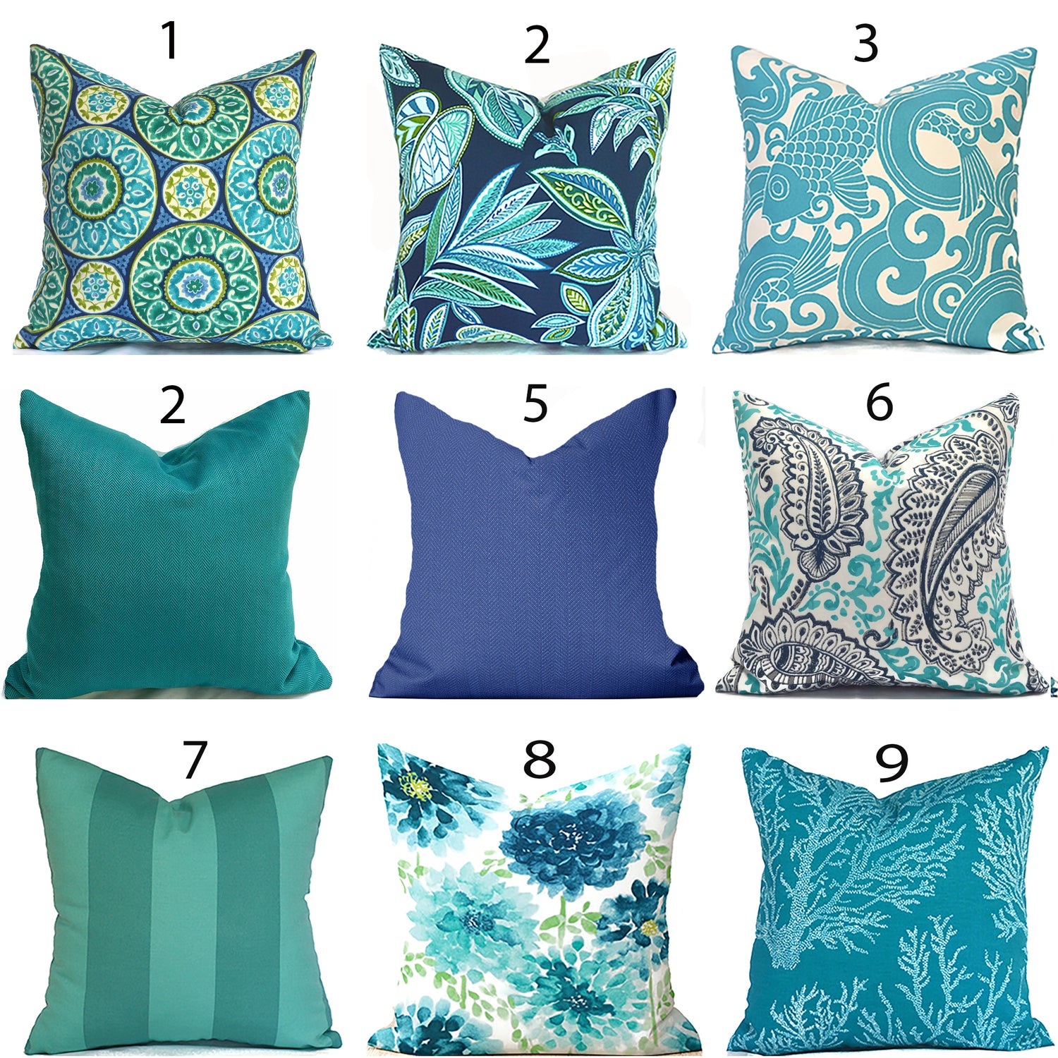 Mix & Match - Outdoor Pillow Covers-Our Pillow Studio