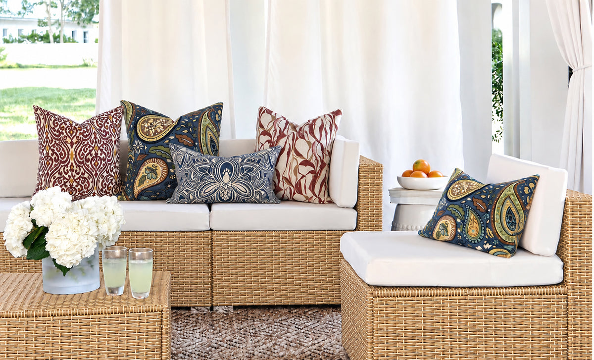 PAISLEY INDIGO - Indoor Pillow Covers