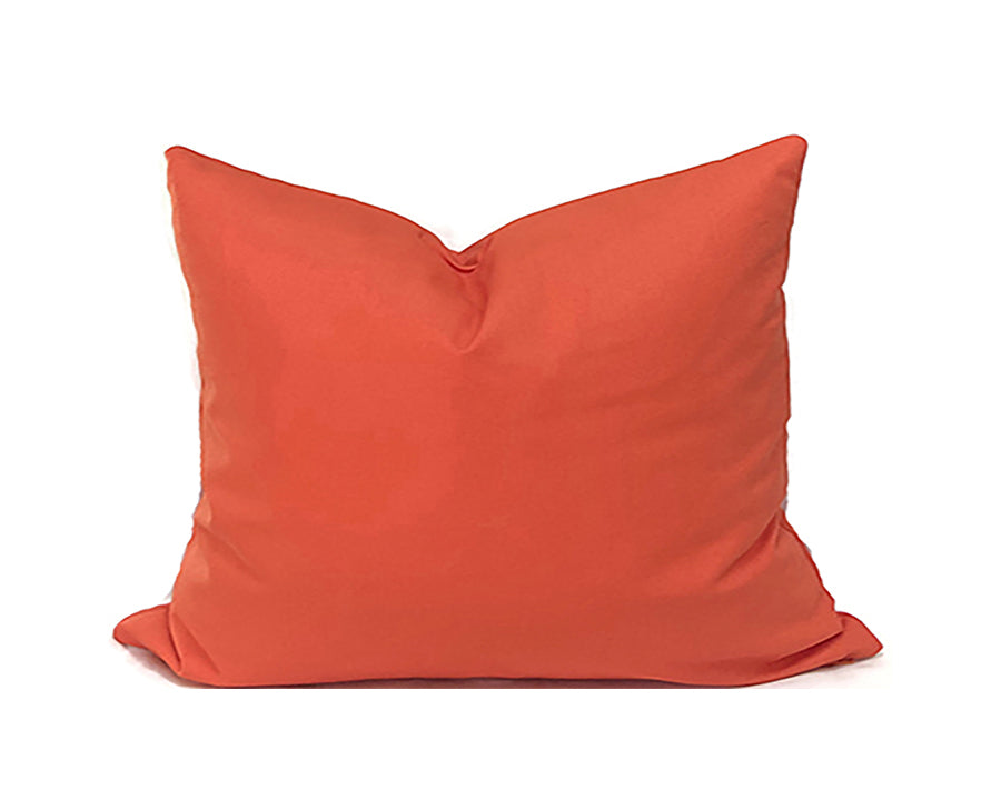 PERSIMMON SOLID ORANGE Indoor Pillow Cover
