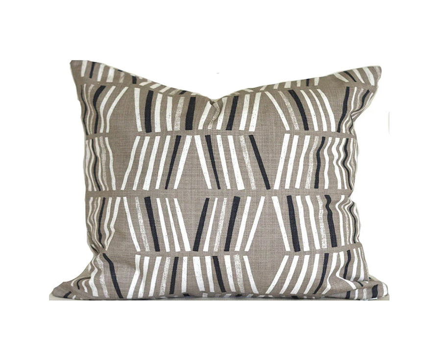 RICARDO OYSTER GRAY Indoor Pillow Cover